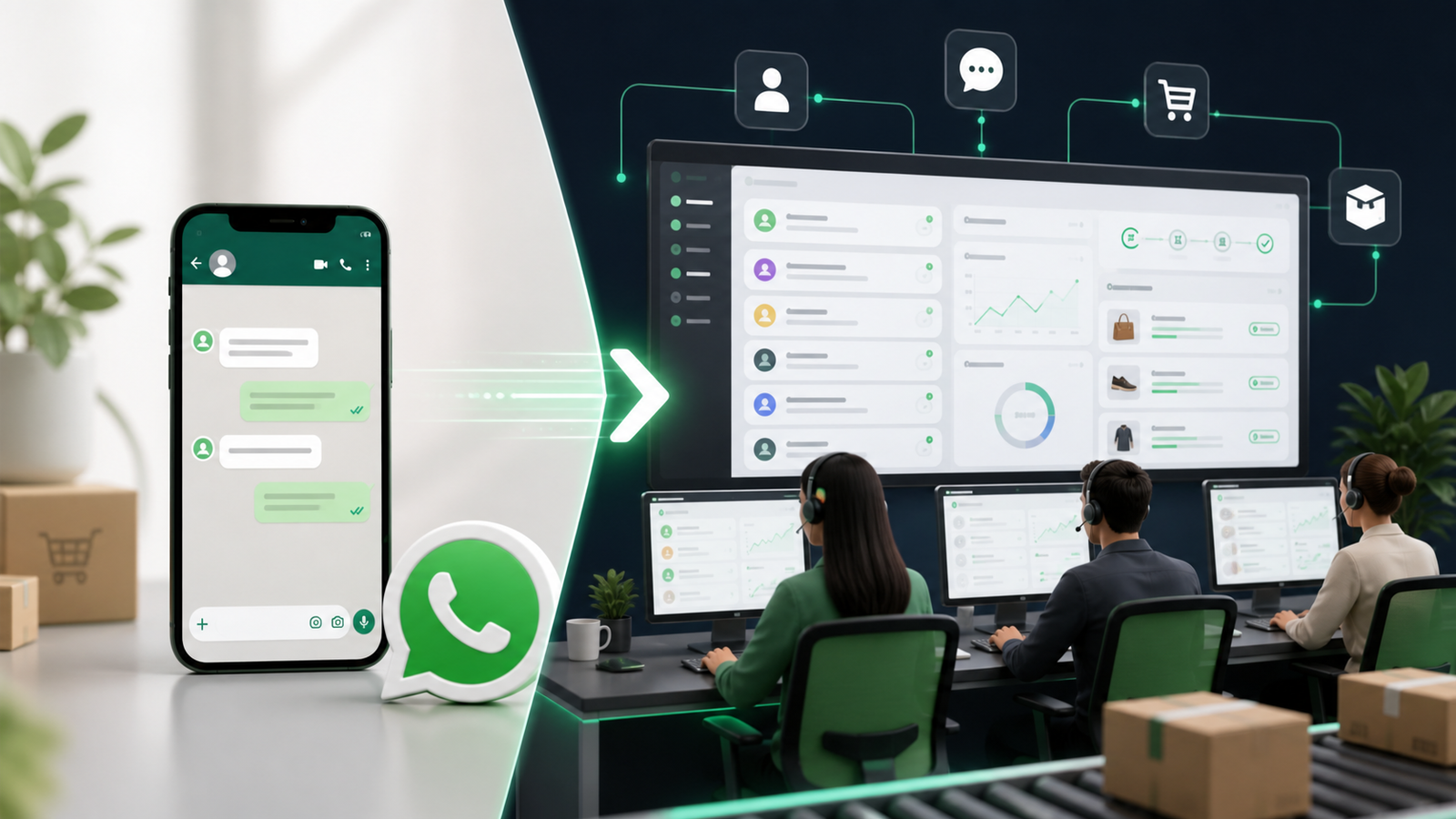 WhatsApp Business API or the classic app: what really changes for a merchant